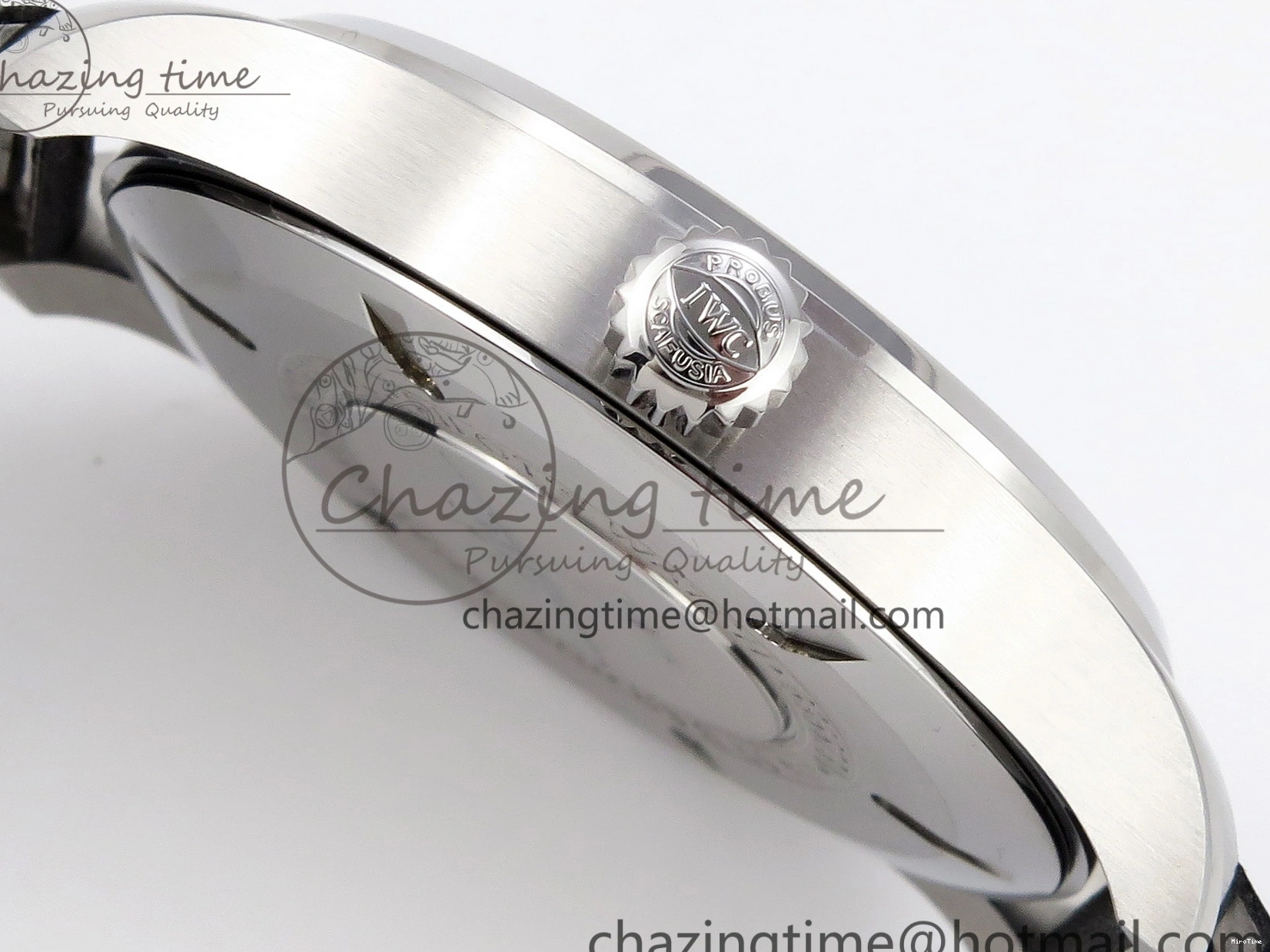 MIROTIME 0329 Pilot Mark XX IW328201 ZF 1:1 Best Edition Black Dial on Black Leather Strap A Affordable 7028